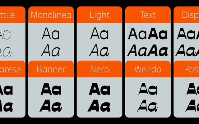 Stadio Now specimen from Zetafonts