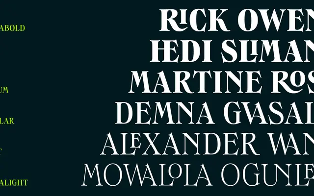 Swanstone specimen from Zetafonts