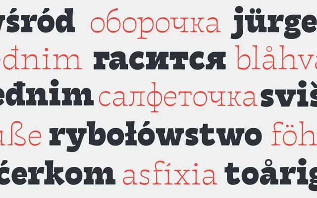 Tarif specimen from Zetafonts