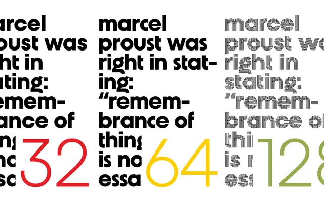 Unigeo specimen from Zetafonts